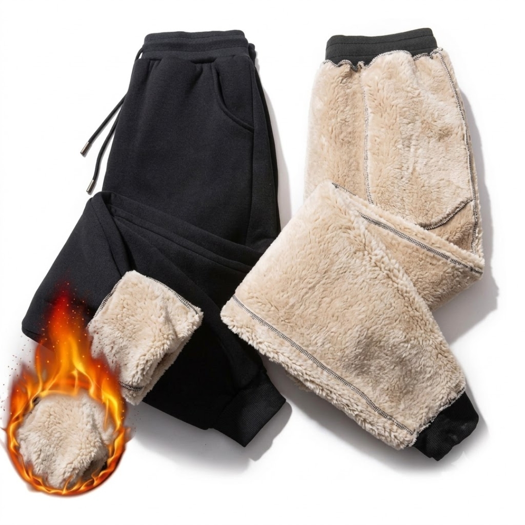 Calça Moletom De Lã Grossa ThermalGuard Pro - Envio Imediato