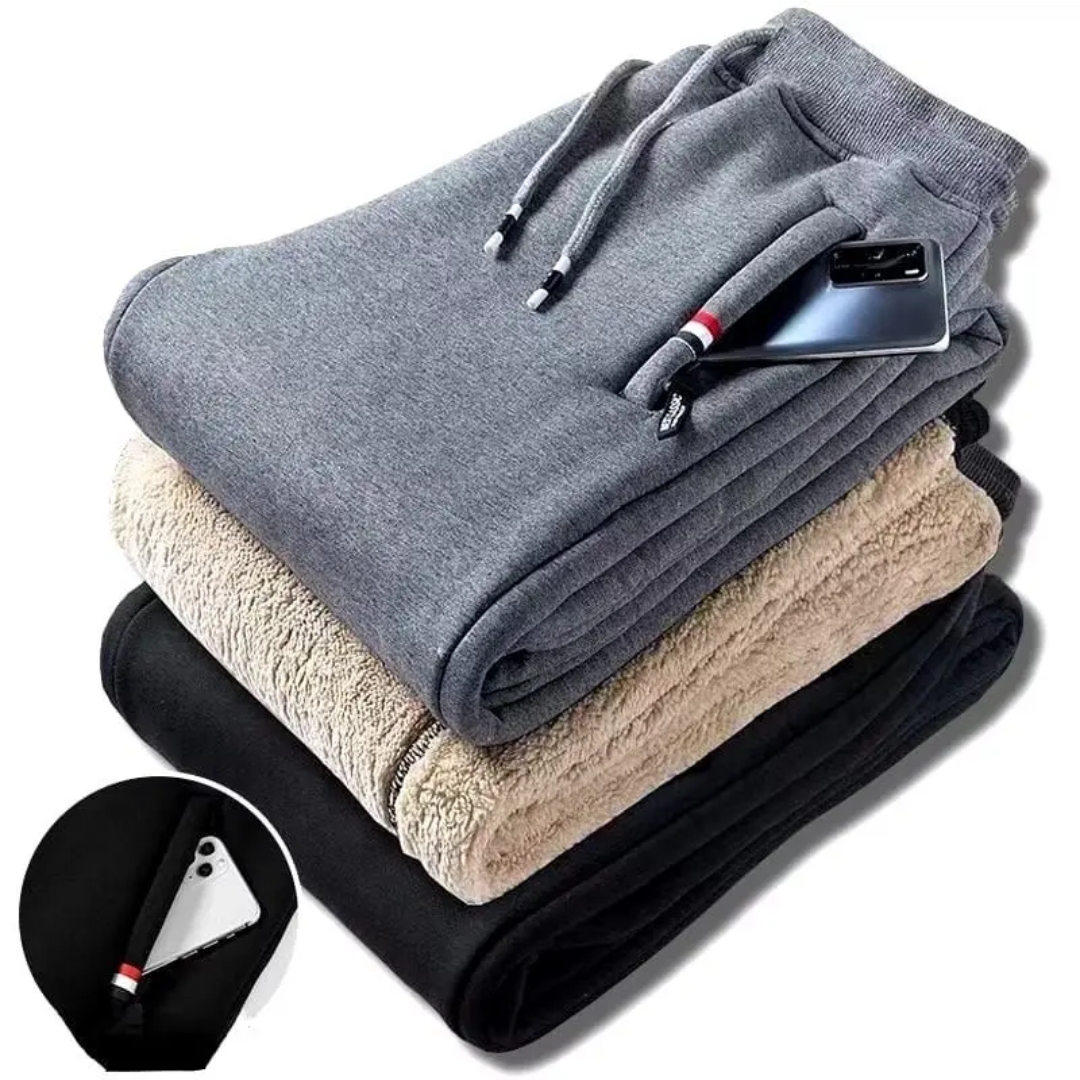 Calça Moletom De Lã Grossa ThermalGuard Pro - Envio Imediato